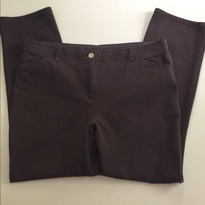 Chico’s So Slimming DK Brown Jeans Size 3/XL/16